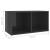 Dulapuri TV 2 buc gri extralucios 72x35x36,5 cm lemn prelucrat GartenMobel Dekor