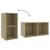 Set de dulapuri TV, 6 piese, stejar sonoma, lemn prelucrat GartenMobel Dekor