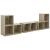 Set de dulapuri TV, 6 piese, stejar sonoma, lemn prelucrat GartenMobel Dekor
