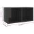 Set de dulapuri TV, 8 piese, gri extralucios, lemn prelucrat GartenMobel Dekor