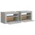 Noptiere cu LED-uri, 2 buc., gri beton, 60x35x40 cm GartenMobel Dekor