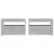 Noptiere cu LED-uri, 2 buc., gri beton, 60x35x40 cm GartenMobel Dekor
