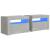 Noptiere cu LED-uri, 2 buc., gri beton, 60x35x40 cm GartenMobel Dekor