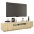 Comodă TV cu lumini LED, stejar sonoma, 180x35x40 cm GartenMobel Dekor