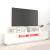 Comodă TV cu lumini LED, alb, 200x35x40cm GartenMobel Dekor