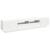 Comodă TV cu lumini LED, alb, 200x35x40cm GartenMobel Dekor