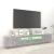 Comodă TV cu lumini LED, gri beton, 200x35x40 cm GartenMobel Dekor