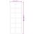 Ușă glisantă cu set feronerie, 76x205 cm, sticlă ESG/aluminiu GartenMobel Dekor