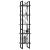 Bibliotecă cu 5 rafturi, alb, 40x30x175 cm, lemn prelucrat GartenMobel Dekor