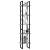 Bibliotecă cu 5 rafturi gri beton, 40x30x175 cm, lemn prelucrat GartenMobel Dekor