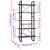Bibliotecă cu 5 rafturi, gri, 80x30x175 cm, lemn prelucrat GartenMobel Dekor