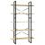 Bibliotecă cu 5 rafturi, 100x30x175 cm, lemn masiv de pin GartenMobel Dekor