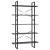 Bibliotecă cu 5 rafturi, gri, 100x30x175 cm, lemn masiv de pin GartenMobel Dekor
