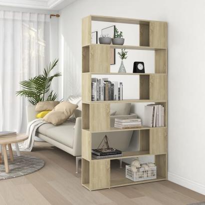 Bibliotecă/Separator cameră, stejar sonoma, 100x24x188 cm GartenMobel Dekor