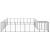 Padoc pentru câini, argintiu, 20,57 m², oțel   GartenMobel Dekor