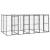 Padoc pentru câini de exterior cu acoperiș, 9,68 m², oțel GartenMobel Dekor