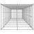 Padoc câini de exterior cu acoperiș, 24,2 m², oțel galvanizat GartenMobel Dekor