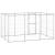 Padoc câini de exterior, 7,26 m², oțel galvanizat GartenMobel Dekor