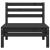 Set mobilier de grădină, 8 piese, negru, lemn masiv de pin GartenMobel Dekor