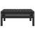 Set mobilier de grădină, 5 piese, negru, lemn masiv de pin GartenMobel Dekor