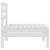 Set mobilier de grădină, 6 piese, alb, lemn masiv de pin GartenMobel Dekor
