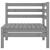 Set mobilier de grădină, 6 piese, gri, lemn masiv de pin GartenMobel Dekor