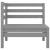 Set mobilier de grădină, 6 piese, gri, lemn masiv de pin GartenMobel Dekor