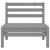 Set mobilier de grădină, 6 piese, gri, lemn masiv de pin GartenMobel Dekor