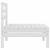 Set mobilier de grădină, 6 piese, alb, lemn masiv de pin GartenMobel Dekor