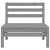 Set mobilier de grădină, 6 piese, gri, lemn masiv de pin GartenMobel Dekor