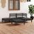 Set mobilier de grădină, 5 piese, negru, lemn masiv de pin GartenMobel Dekor