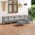 Set mobilier de grădină, 6 piese, gri, lemn masiv de pin GartenMobel Dekor