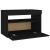 Noptiere cu lumini LED, 2buc., negru, 60x35x40cm lemn prelucrat GartenMobel Dekor
