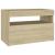 Noptieră cu lumini LED, stejar Sonoma, 60x35x40 cm GartenMobel Dekor