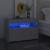 Noptieră cu lumini LED, gri beton, 60x35x40 cm GartenMobel Dekor