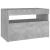 Noptieră cu lumini LED, gri beton, 60x35x40 cm GartenMobel Dekor