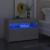 Noptieră cu lumini LED, 2 buc., gri beton, 60x35x40 cm GartenMobel Dekor