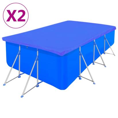 Prelate piscină, 2 buc, PE dreptunghiular, 540x270 cm, 90 g/m² GartenMobel Dekor