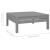 Set mobilier de grădină, 10 piese, gri, lemn masiv de pin GartenMobel Dekor