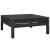 Set mobilier de grădină, 10 piese, negru, lemn masiv de pin GartenMobel Dekor