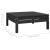 Set mobilier de grădină, 10 piese, negru, lemn masiv de pin GartenMobel Dekor