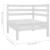 Set mobilier de grădină, 7 piese, alb, lemn masiv de pin GartenMobel Dekor