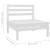 Set mobilier de grădină, 7 piese, alb, lemn masiv de pin GartenMobel Dekor