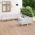 Set mobilier de grădină, 8 piese, alb, lemn masiv de pin GartenMobel Dekor