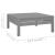 Set mobilier de grădină, 6 piese, gri, lemn masiv de pin GartenMobel Dekor
