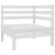 Set mobilier de grădină, 6 piese, alb, lemn masiv de pin GartenMobel Dekor