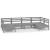 Set mobilier de grădină, 6 piese, gri, lemn masiv de pin GartenMobel Dekor