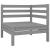 Set mobilier de grădină, 6 piese, gri, lemn masiv de pin GartenMobel Dekor