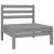 Set mobilier de grădină, 6 piese, gri, lemn masiv de pin GartenMobel Dekor