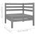 Set mobilier de grădină, 6 piese, gri, lemn masiv de pin GartenMobel Dekor